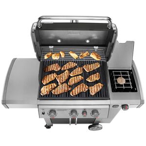 Weber Genesis II E-335 3-Burner Liquid Propane Gas Grill with Side Burner & Sear Burner - Black, , hires