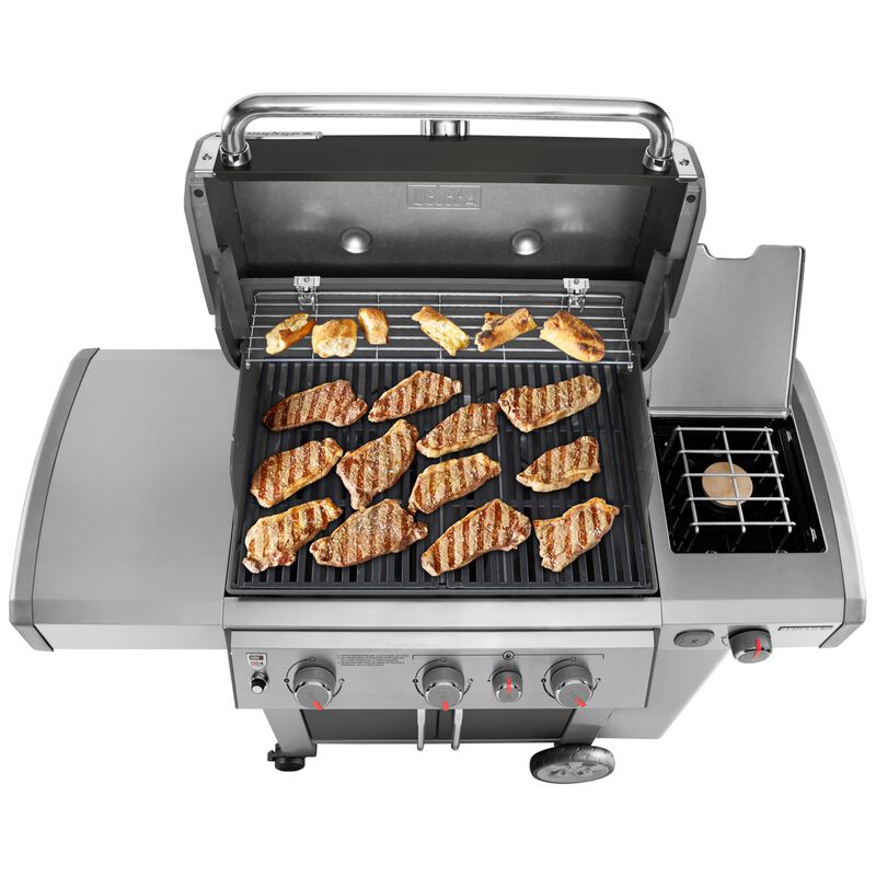 Weber Genesis II E-335 3-Burner Liquid Propane Gas Grill with Side Burner & Sear Burner - Black, , hires