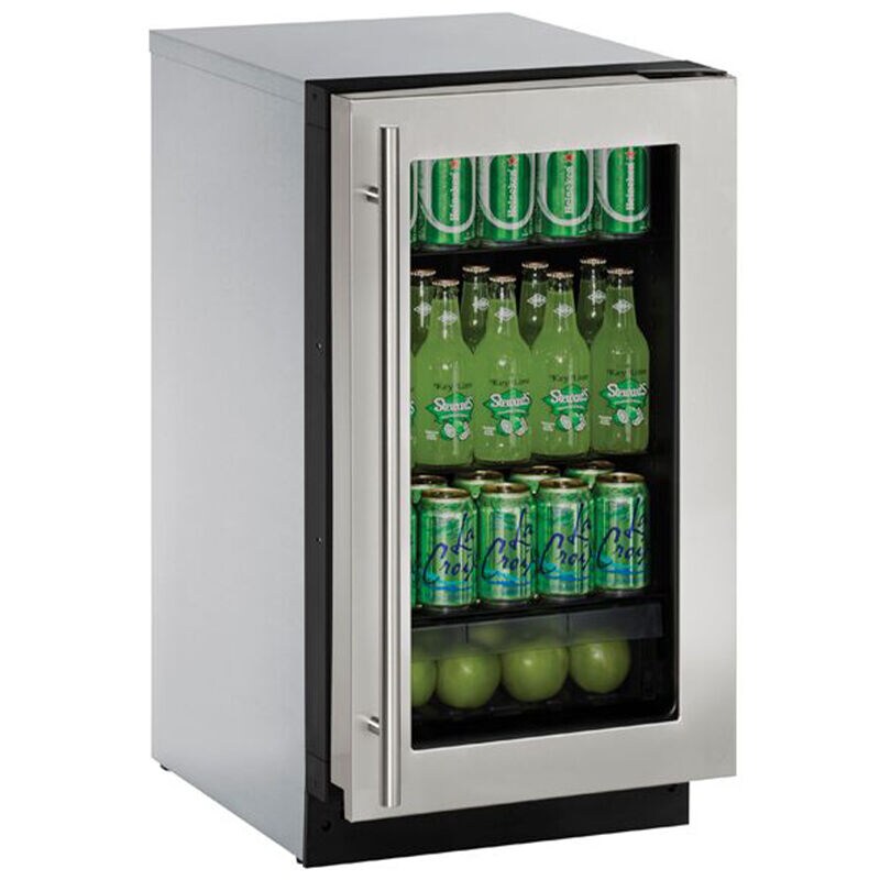 U-Line 2000 Series 18 in. 3.6 cu. ft. Built-In Undercounter Refrigerator -  Stainless Steel