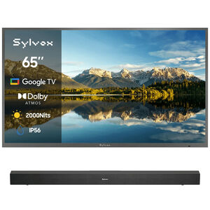 Sylvox - Pool Pro 3.0 65" Class Full Sun 4K UHD LED Smart Google Outdoor TV, , hires