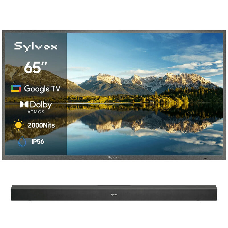Sylvox - Pool Pro 3.0 65" Class Full Sun 4K UHD LED Smart Google Outdoor TV, , hires