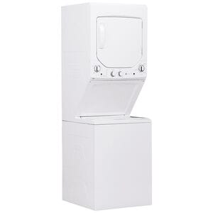 GE 24 in. Laundry Center with 2.3 cu. ft. Washer with 11 Wash Programs & 4.4 cu. ft. Dryer with 4 Electric Dryer Programs & Wrinkle Care - White, , hires