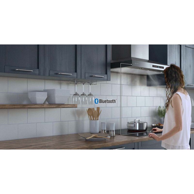 Samsung 30 in. 5-Burner Smart Electric Cooktop with Simmer Burner & Power Burner - Stainless Steel, , hires