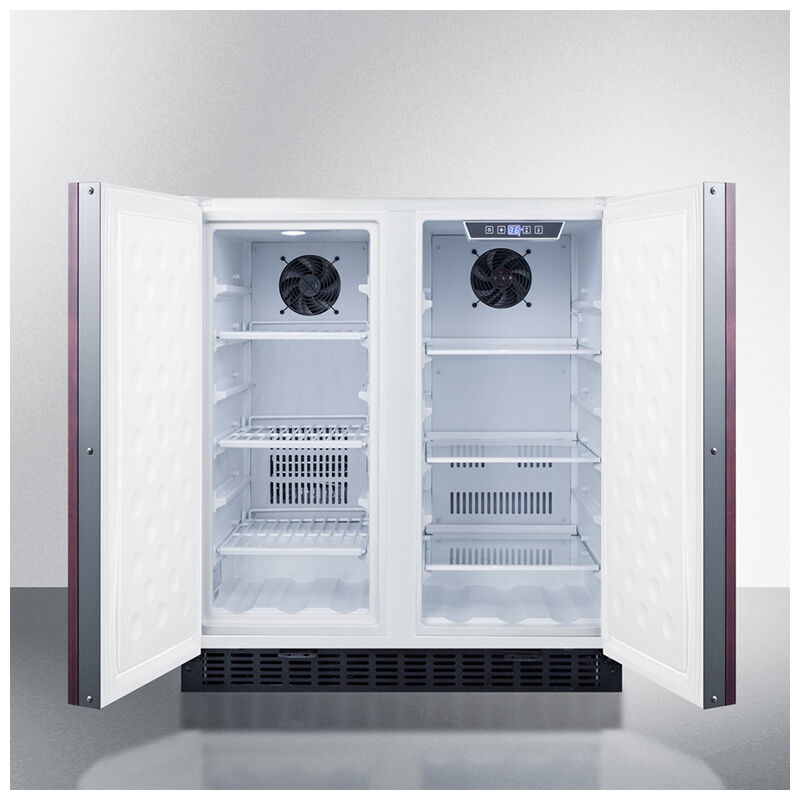 Summit 30 in. 5.4 cu. ft. Mini Fridge with Freezer Compartment - Custom Panel Ready, , hires