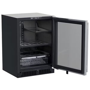 Marvel Classic Collection 24 in. 5.3 cu. ft. Built-In Undercounter Refrigerator - Stainless Steel, , hires