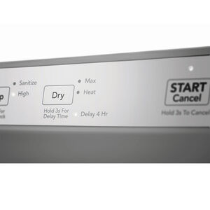 Frigidaire 24 in. Front Control Dishwasher with 54 dBa Sound Level, MaxDry & Pocket - Stainless Steel, Stainless Steel, hires