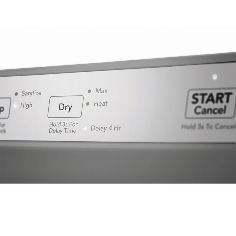 Frigidaire 24 in. Front Control Dishwasher with 54 dBa Sound Level, MaxDry & Pocket - Stainless Steel, Stainless Steel, hires