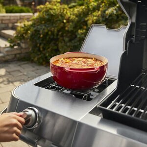 Weber Summit Smart FS38X E Series 5-Burners Liquid Propane Gas Grill with Side Burner, Rotisserie & Smoker Box - Black, , hires