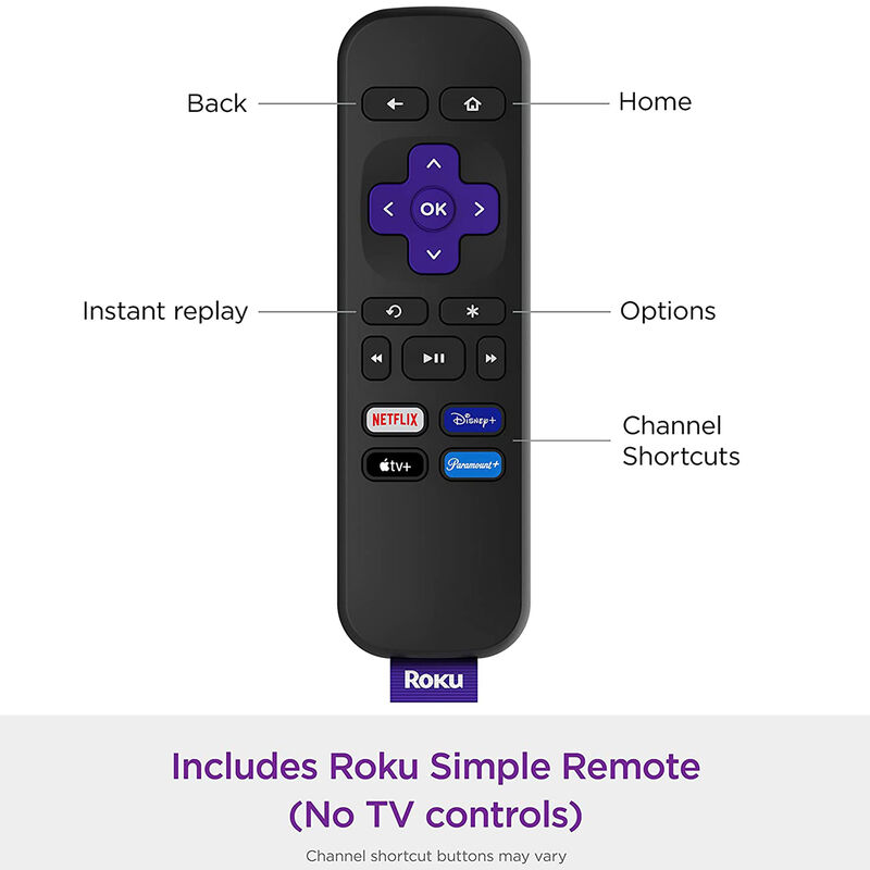 Roku Express (New, 2022) HD Streaming Device with Simple Remote (no TV controls), , hires