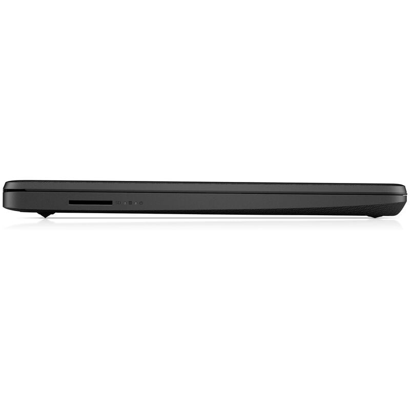 HP 14 in. Notebook with Intel Celeron N4120, 1.10 GHz CPU, Intel UHD 600 GPU, 4 GB RAM, 64 GB eMMC Flash Memory, up to 10.25 Hrs. of Battery Life & Windows 11 Home in S Mode - Jet Black, , hires
