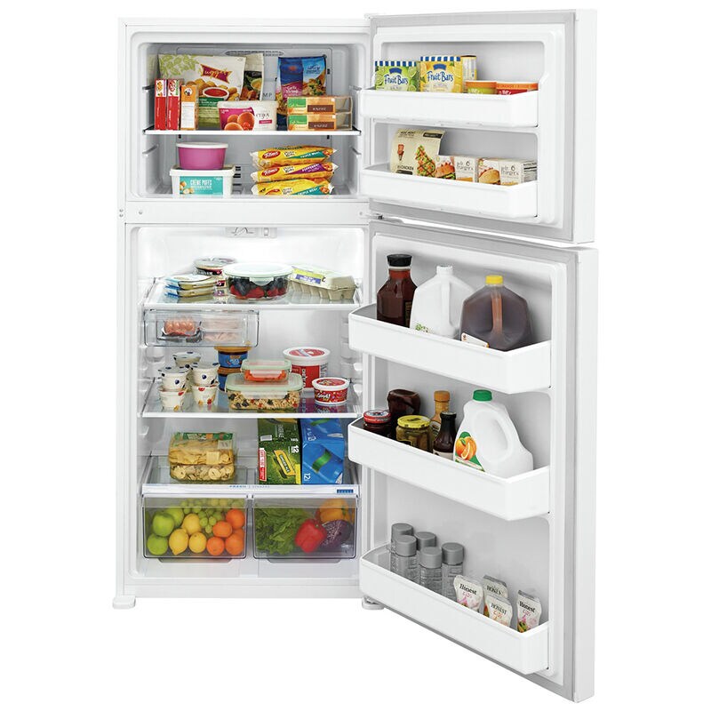 Frigidaire 30 in. 18.3 cu. ft. Garage-Ready Top Freezer Refrigerator with Glass Shelves - White, White, hires