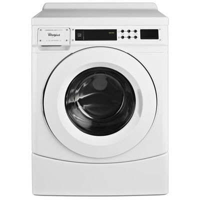 Whirlpool 27 in. 3.1 cu. ft. Commercial Front Load Washer - White | CHW9160GW