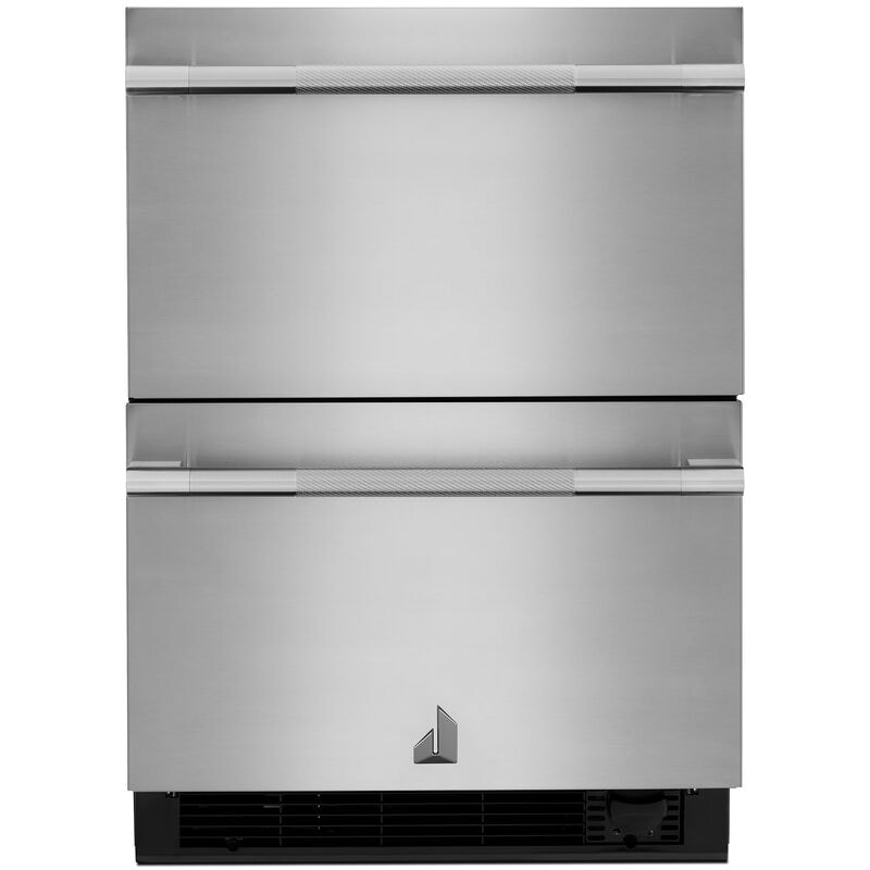 JennAir Rise 24 in. 4.7 cu. ft. Double Refrigerator & Freezer Drawer - Stainless Steel, , hires