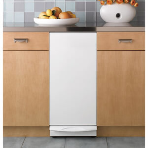 GE 15" Universal Built-In Trash Compactor - White, , hires