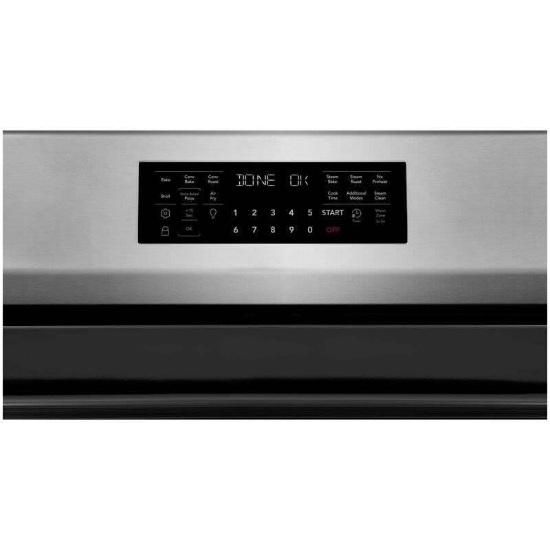 Frigidaire 30 in. 5.3 cu. ft. Air-Fry True European Convection Steam Oven Electric Range with 5 Induction Burner - Stainless Steel, , hires