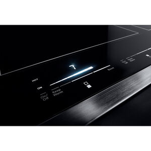 JennAir Oblivian Glass 30 in. 4-Burner Induction Cooktop with Simmer Burner & Power Burner - Black, , hires