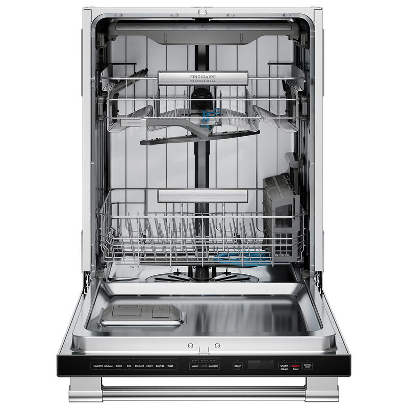 Frigidaire Professional 24 in. Top Control Dishwasher with 45 dBA Sound Level, 3rd-Rack & MaxBoost Dry - Stainless Steel, , hires