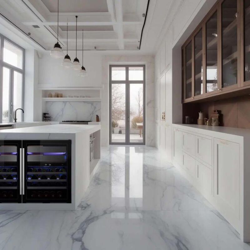 XO 24 in. Undercounter Wine Cooler with Metal Racks, Dual Temperature Zones & 30-Bottle Capacity - Custom Panel Ready, , hires