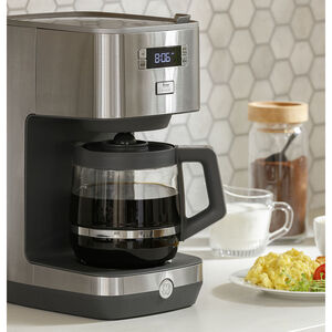 GE Drip 12-Cup Coffee Maker with Glass Carafe, , hires