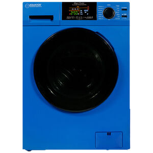 Equator 24 in. 1.9 cu. ft. Electric Front Load All-in-One Laundry Center with Sanitize Cycle & Sensor Dry - Blue, Blue, hires