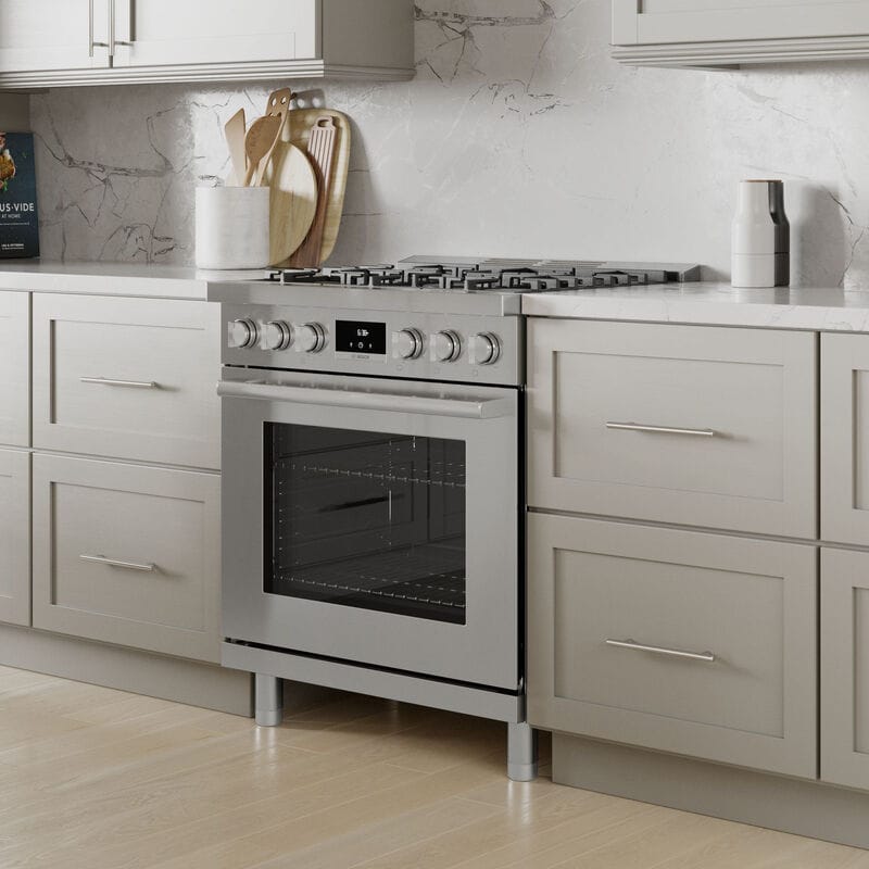 Bosch Metal Pedestal Feet for Industrial Style Ranges (Set of 4) - Stainless Steel, , hires