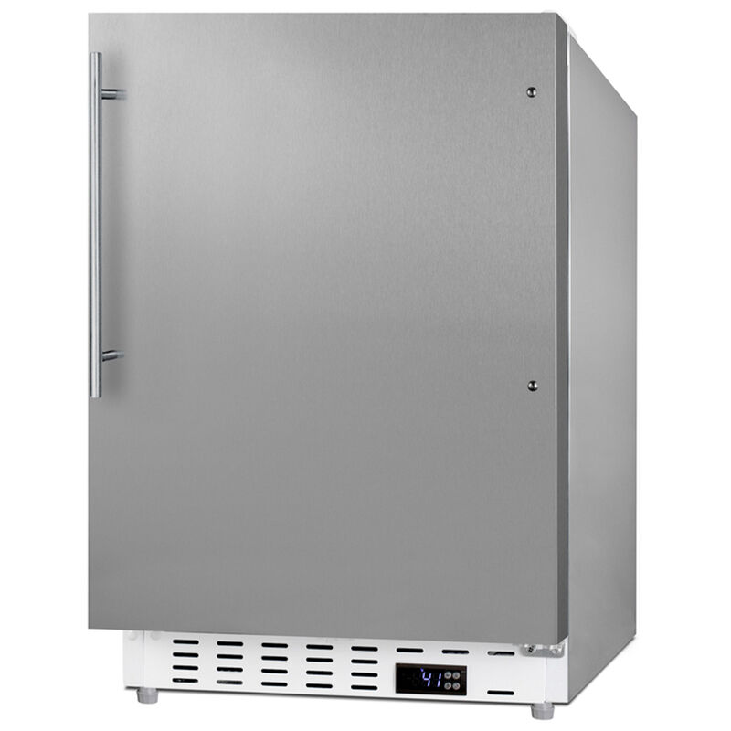 Summit 21 in. 3.5 cu. ft. Undercounter Refrigerator - Stainless Steel, , hires