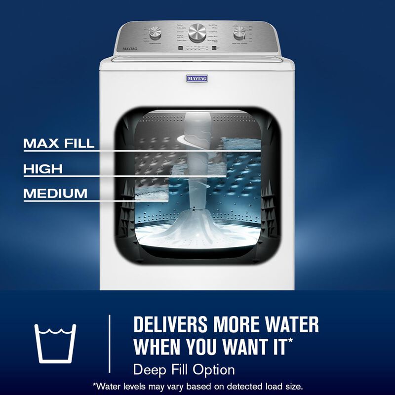Maytag 27 in. 4.3 cu. ft. Top Load Washer with Sanitize with Oxi - White, , hires