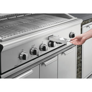 DCS Series 7 48 in. 4-Burner Built-In Natural Gas Grill with Rotisserie & Smoke Box - Stainless Steel, , hires