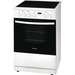 Frigidaire 24 in. 1.9 cu. ft. Standard Convection Electric Range with Smoothtop Burners - White, White, hires