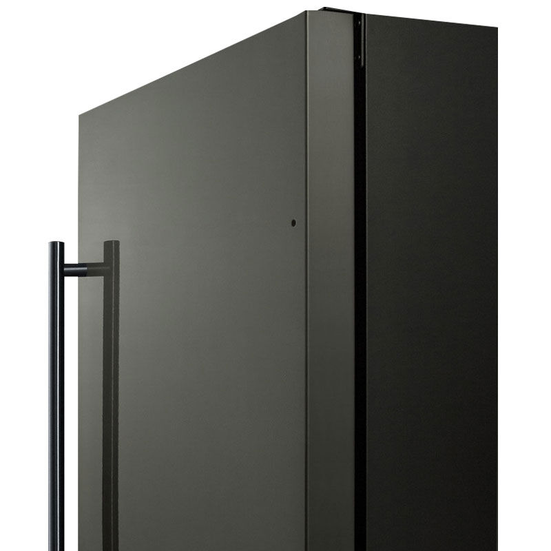 Summit 18 in. 2.7 cu. ft. ADA Compliant Undercounter Refrigerator - Black Stainless, , hires