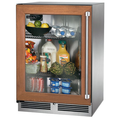 Perlick ADA Height Compliant Series 24 in. Built-In 4.8 cu. ft. Undercounter Refrigerator - Custom Panel Ready | HA24RB-4-4L