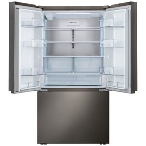 LG 36 in. 26.5 cu. ft. Smart Counter Depth French Door Refrigerator with Internal Water Dispenser - Black Stainless Steel, , hires