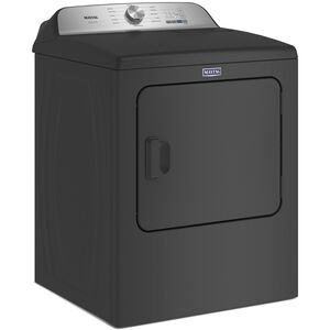 Maytag Pet Pro 29 in. 7.0 cu. ft. Gas Dryer with Pet Pro Option, Steam Cycle & Sensor Dry - Black, Black, hires