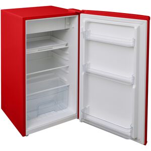 Avanti 18 in. 3.1 cu. ft. Mini Fridge with Freezer Compartment - Red, Red, hires