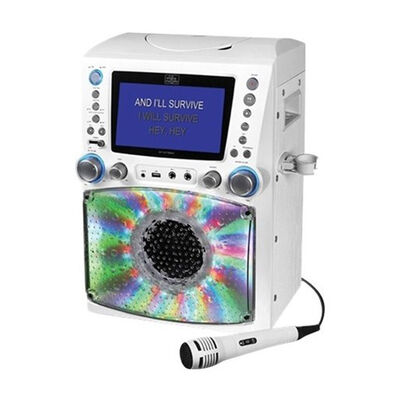 Singing Machine CD+G Karaoke Machine With 7" Color LCD Monitor | STVG785BTW