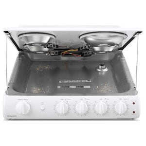 Hotpoint 24 in. 2.9 cu. ft. Electric Range with Coil Burners - White, , hires