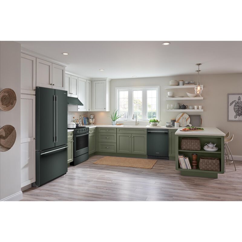 KitchenAid 36 in. 24.8 cu. ft. Smart Counter Depth French Door Refrigerator with Internal Water Dispenser - Juniper, Juniper, hires