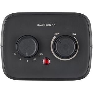 Pelonis 1500W Ceramic Space Heater with 3 Heat Settings & Overheat Safety Shut-Off - Black, , hires