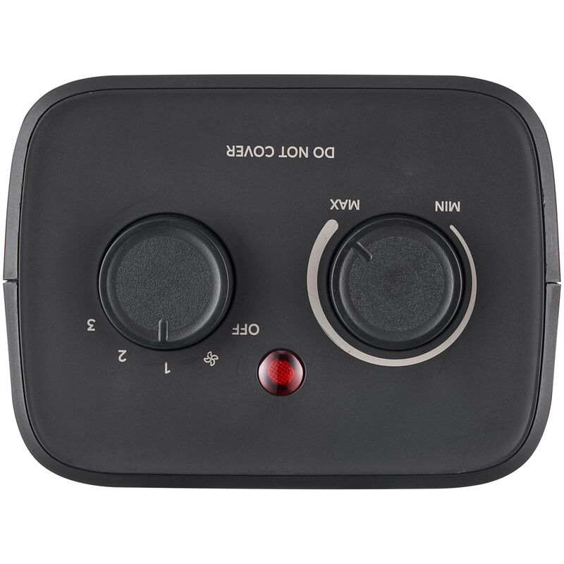 Pelonis 1500W Ceramic Space Heater with 3 Heat Settings & Overheat Safety Shut-Off - Black, , hires