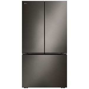 LG 36 in. 26.5 cu. ft. Smart Counter Depth French Door Refrigerator with Internal Water Dispenser - Black Stainless Steel, Black Stainless Steel, hires