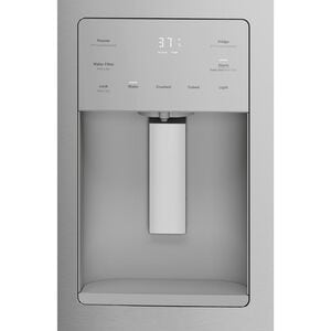GE 36 in. 25.6 cu. ft. French Door Refrigerator with Ice & Water Dispenser - Fingerprint Resistant Stainless, Fingerprint Resistant Stainless, hires
