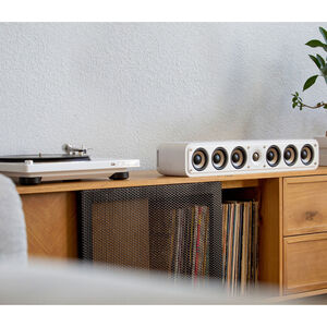 Polk Signature Elite ES35 High-Quality Slim Center Channel Speaker - White, White, hires