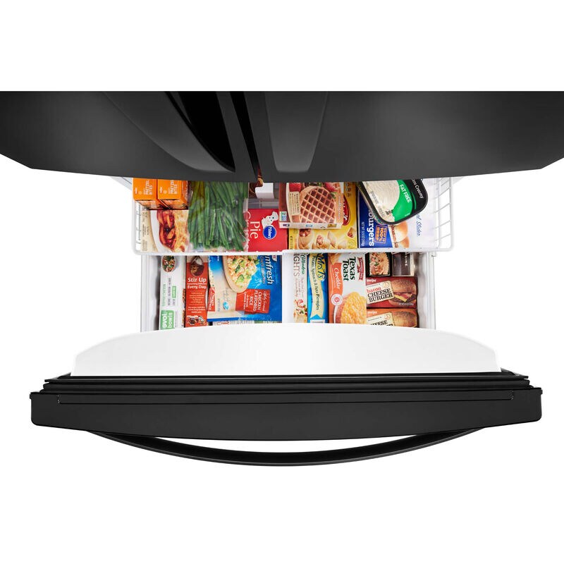 Whirlpool 33 in. 22.1 cu. ft. French Door Refrigerator with Internal Water Dispenser - Black, Black, hires