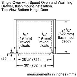 Thermador Masterpiece Series 30 in. 8.6 cu. ft. Smart Speed Electric Microwave/Wall Oven Combo with True European Convection - Stainless Steel, , hires