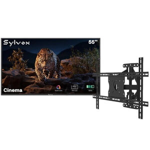 Sylvox - Cinema 55" Class Full Sun 4K UHD QLED Smart Google Outdoor TV, , hires