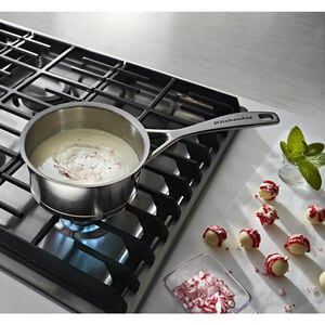 KitchenAid 30 in. 4-Burner Natural Gas Cooktop with Downdraft, Simmer Burner & Power Burner - Stainless Steel, , hires