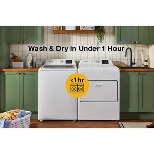 Whirlpool 27 in. 4.1 cu. ft. Top Load Washer with Sanitize with Oxi - White, , hires