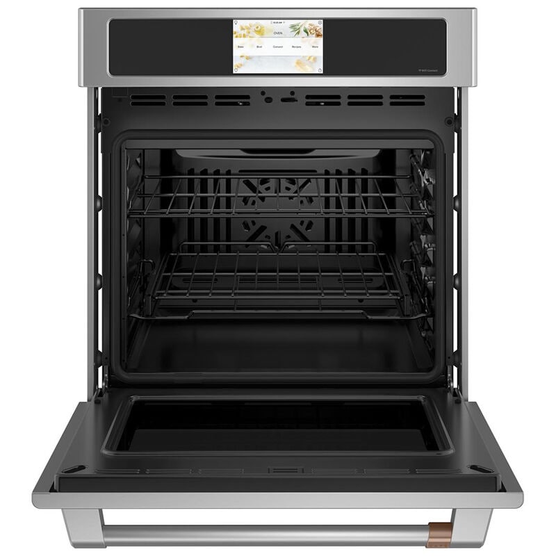 Cafe Professional Series 27 in. 4.3 cu. ft. Smart Electric Single Wall Oven with True European Convection - Stainless Steel, , hires
