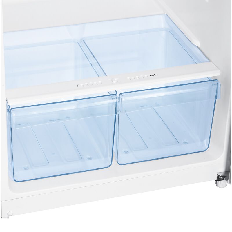 Avanti 24 in. 10 cu. ft. Counter Depth Top Freezer Refrigerator - White, , hires