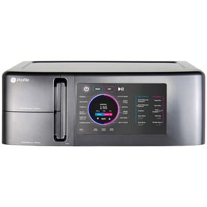 GE Profile 28 in. 4.8 cu. ft. UltraFast Smart Electric Front Load Ventless All-in-One Combo with Heat Pump, Sensor Dry, Sanitize & Steam Cycle - Carbon Graphite, , hires